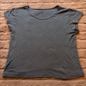 Brandy Melville dusty blue shirt (size OS)